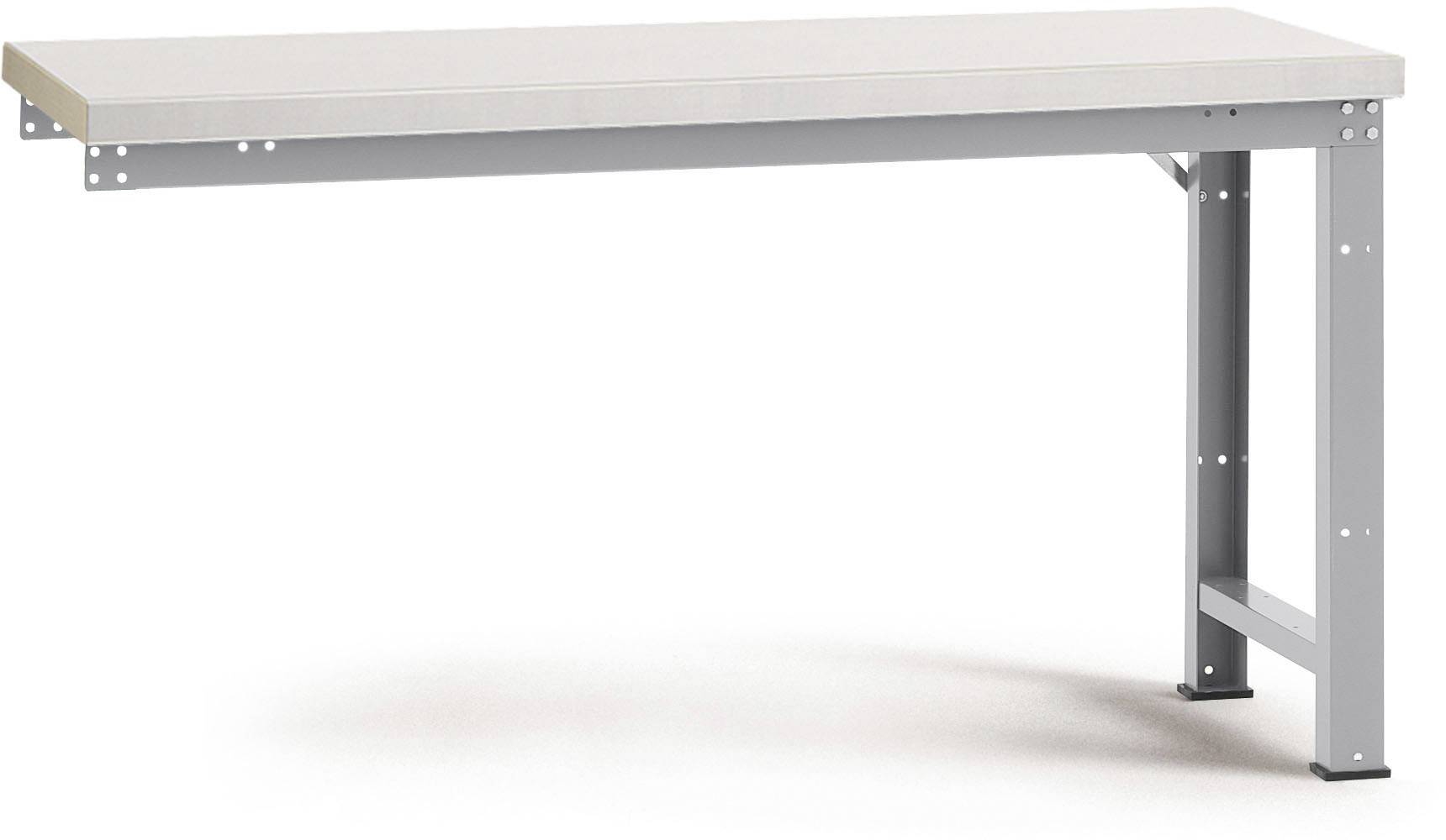 Manuflex WP4036.9006 Anbauwerkbank PROFI Standard mit Blechbelagplatte, BxTxH = 2000 x 700 x 840mm