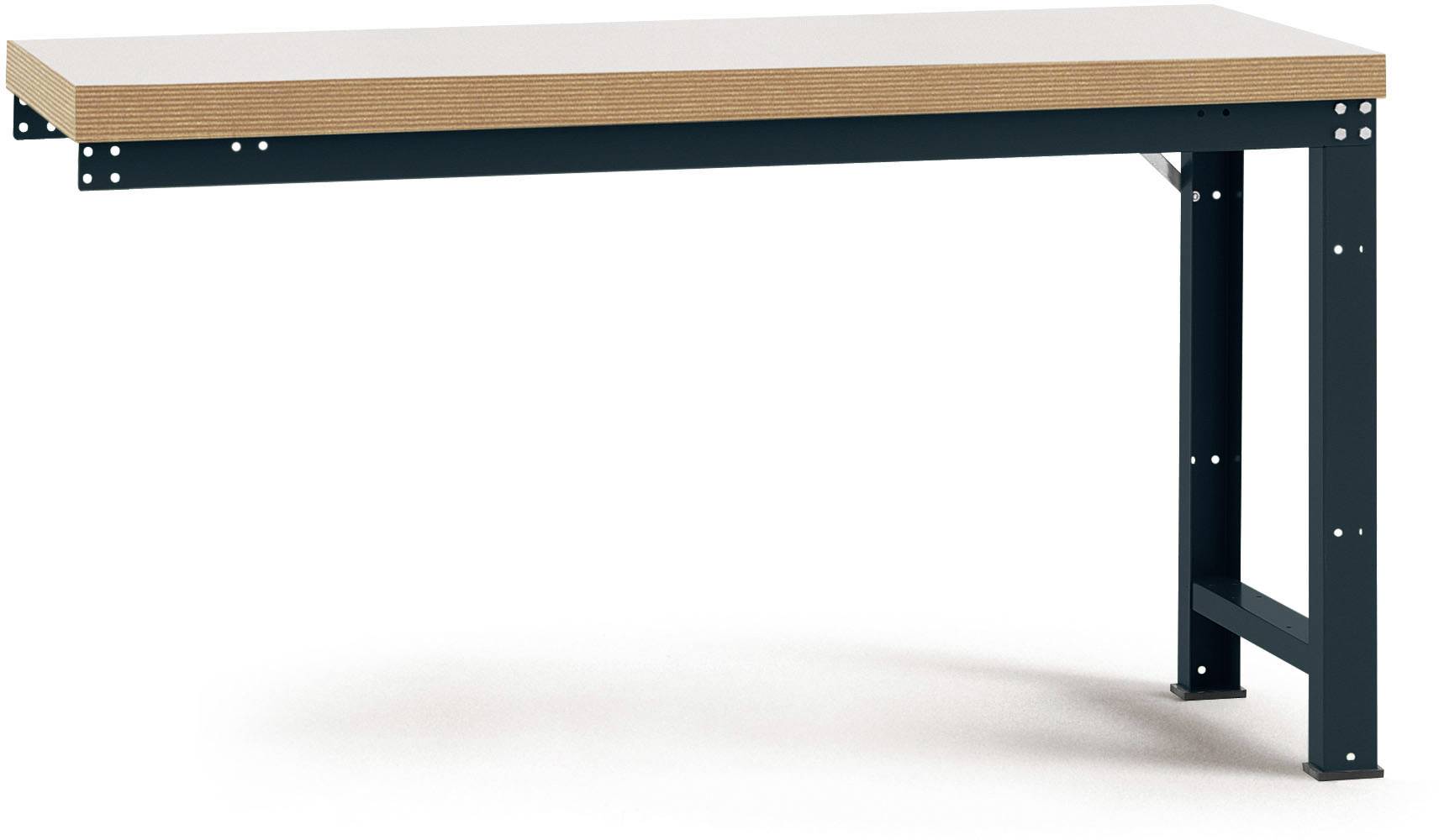 Manuflex WP4039.7016 Anbauwerkbank PROFI Standard mit Kunststoffplatte, BxTxH = 2000 x 700 x 840mm
