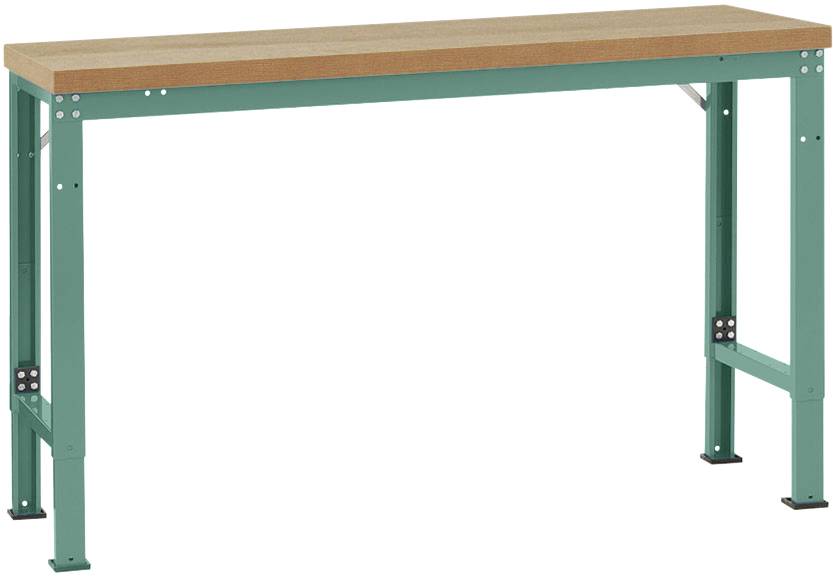 Manuflex TP6034.0001 Grundwerkbank PROFI Spezial mit Multiplexplatte, BxTxH = 2000 x 700 x 740-1040mm