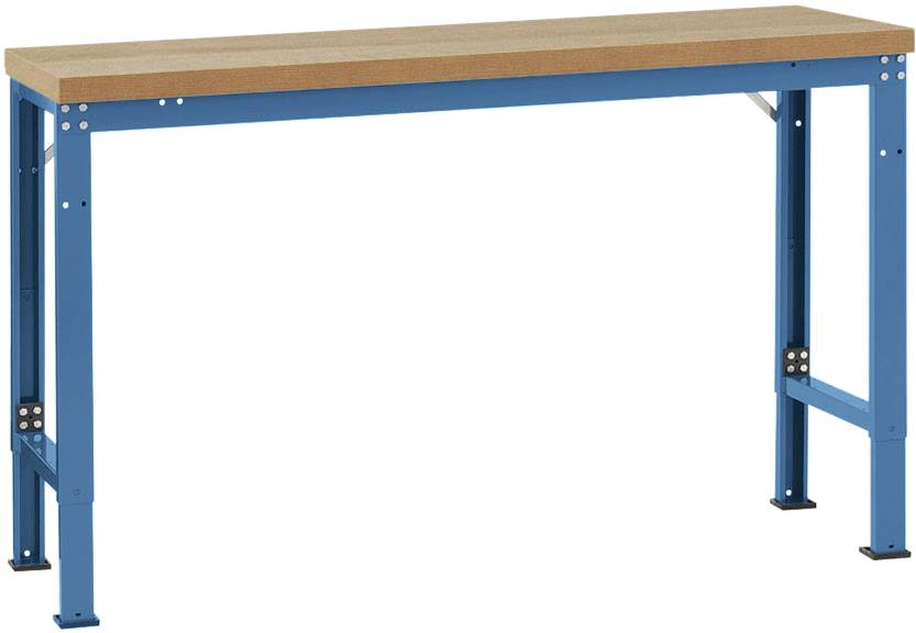 Manuflex WP6024.5007 Grundwerkbank PROFI Spezial mit Multiplexplatte, BxTxH = 1750 x 700 x 740-1040mm