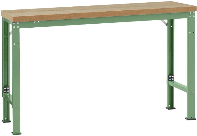 Manuflex WP6016.6011 Grundwerkbank PROFI Spezial mit Blechbelagplatte, BxTxH = 1500 x 700 x 740-1040mm
