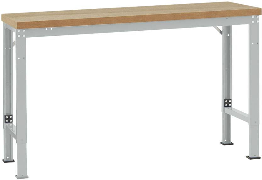Manuflex WP6004.7035 Grundwerkbank PROFI Spezial mit Multiplexplatte, BxTxH = 1250 x 700 x 740-1040mm