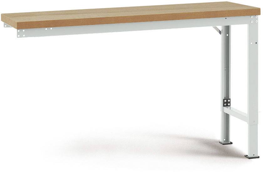 Manuflex WP7024.7035 Anbauwerkbank PROFI Spezial mit Multiplexplatte, BxTxH = 1750 x 700 x 740-1040mm