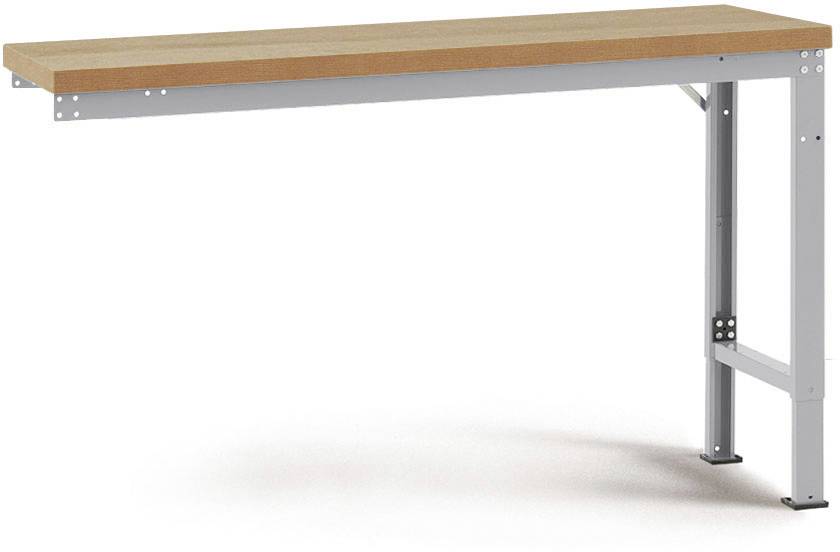 Manuflex WP7004.9006 Anbauwerkbank PROFI Spezial mit Multiplexplatte, BxTxH = 1250 x 700 x 740-1040mm