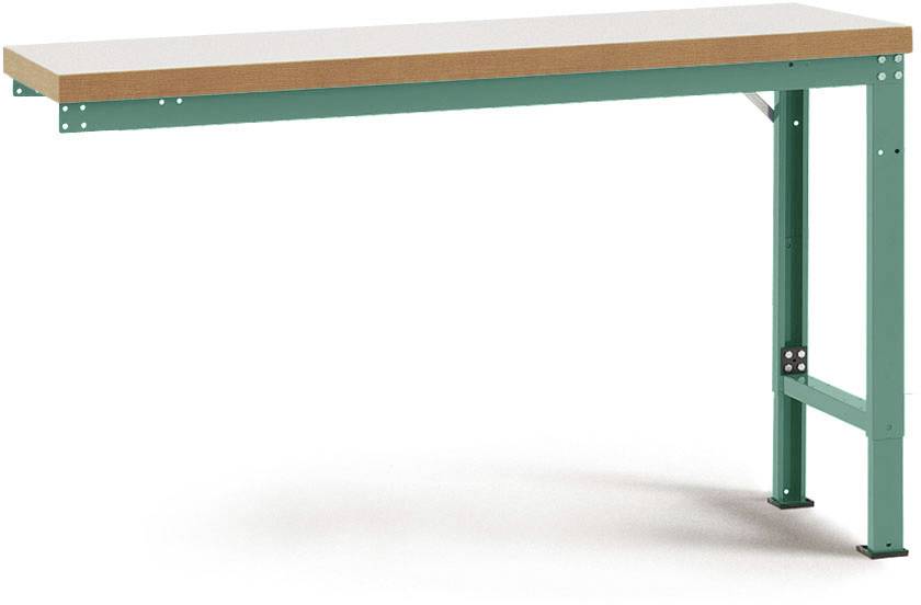 Manuflex WP7009.0001 Anbauwerkbank PROFI Spezial mit Kunststoffplatte, BxTxH = 1250 x 700 x 740-1040mm