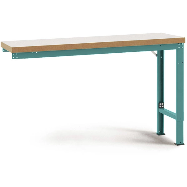 Manuflex WP7039.5021 Anbauwerkbank PROFI Spezial mit Kunststoffplatte, BxTxH = 2000 x 700 x 740-1040mm Manuflex WP7039.5021 Anbauwerkbank PROFI Spezial mit Kunststoffplatte, BxTxH = 2000 x 700 x 740-1040mm