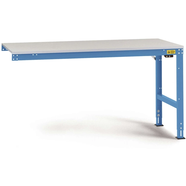 Manuflex LU6128.5012 ESD ESD-Arbeitstisch UNIVERSAL Standard Anbautisch mit Melaminplatte, BxTxH = 2000 x 1000 x 763-873mm Manuflex LU6128.5012 ESD ESD-Arbeitstisch UNIVERSAL Standard Anbautisch mit Melaminplatte, BxTxH = 2000 x 1000 x 763-873mm