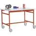 Manuflex BB4001.2001 Beistelltisch BASIS mobil mit Melamin-Tischplatte in Rotorange RAL 2001, BxTxH: 750 x 500 x 850mm Rotorange Manuflex BB4001.2001 Beistelltisch BASIS mobil mit Melamin-Tischplatte in Rotorange RAL 2001, BxTxH: 750 x 500 x 850mm Rotorange