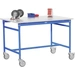 Manuflex BB4045.5012 Beistelltisch BASIS mobil mit Multiplex-Platte in Lichtblau RAL 5012, BxTxH: 1250 x 800 x 850mm Licht-Blau Manuflex BB4045.5012 Beistelltisch BASIS mobil mit Multiplex-Platte in Lichtblau RAL 5012, BxTxH: 1250 x 800 x 850mm Licht-Blau