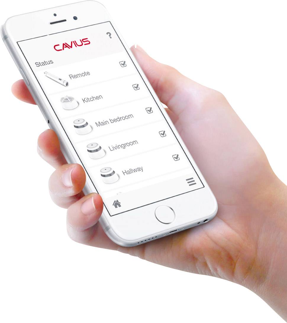 Cavius HUB D-1474800 Funk-Zentrale netzbetrieben