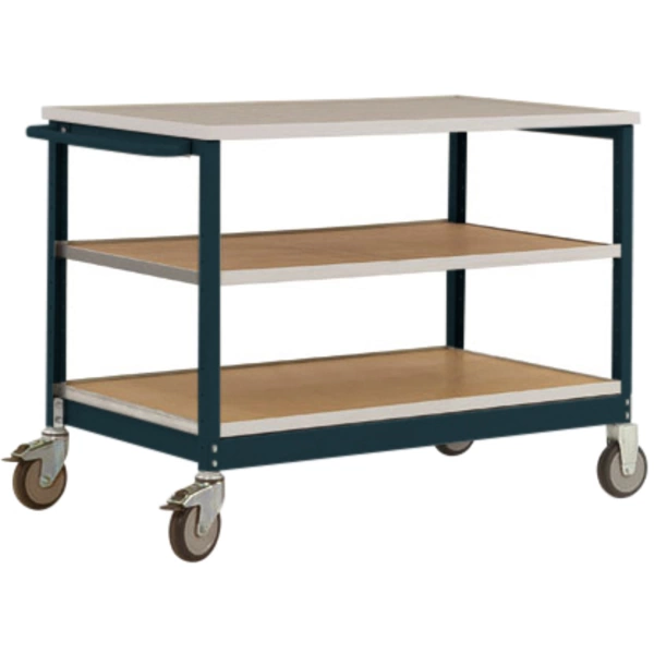 Manuflex MW1007.7016 Mobile Werkbank Modell 2 mit lichtgrauer Melamin-Abdeckplatte 22mm BxTxH 1135 x 590 x 802mm Manuflex MW1007.7016 Mobile Werkbank Modell 2 mit lichtgrauer Melamin-Abdeckplatte 22mm BxTxH 1135 x 590 x 802mm