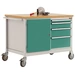 Manuflex TP1004.0001 Mobile Werkbank Modell 4 mit geölter Multiplex-Abdeckplatte 30mm BxTxH 1135 x 590 x 810mm Manuflex TP1004.0001 Mobile Werkbank Modell 4 mit geölter Multiplex-Abdeckplatte 30mm BxTxH 1135 x 590 x 810mm
