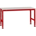 Manuflex AU6101.3003 Arbeits-Anbautisch UNIVERSAL Standard mit Melaminplatte, BxTxH = 1750 x 1200 x 760-870mm Rubin-Rot Manuflex AU6101.3003 Arbeits-Anbautisch UNIVERSAL Standard mit Melaminplatte, BxTxH = 1750 x 1200 x 760-870mm Rubin-Rot