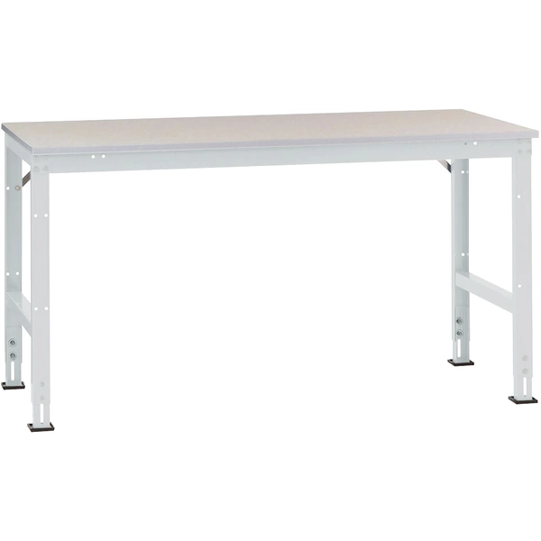 Manuflex AU4017.7035 Arbeits-Grundtisch UNIVERSAL Standard mit Kunststoffplatte, BxTxH = 1000x800x760-870mm Lichtgrau (RAL 7035) Manuflex AU4017.7035 Arbeits-Grundtisch UNIVERSAL Standard mit Kunststoffplatte, BxTxH = 1000x800x760-870mm Lichtgrau (RAL 7035)