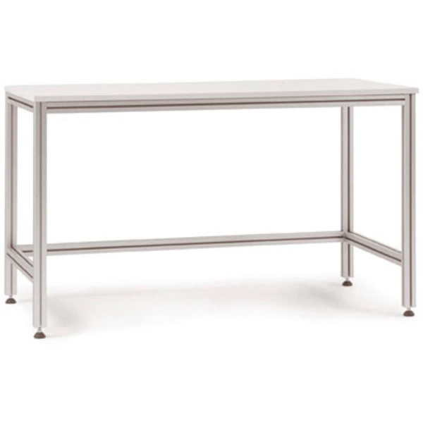 Manuflex AA1007 Kastentisch ALU mit Kunststoffplatte für sitzende Tätigkeiten, BxTxH = 1000 x 600 x 750-767mm Manuflex AA1007 Kastentisch ALU mit Kunststoffplatte für sitzende Tätigkeiten, BxTxH = 1000 x 600 x 750-767mm