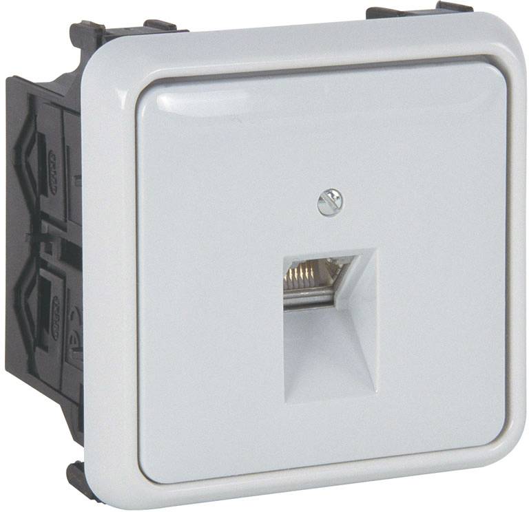 Manuflex ZB0936 Datendose fertig montiert für verdrahteten Energiekanal, BxTxH = 72 x 51 x 72mm