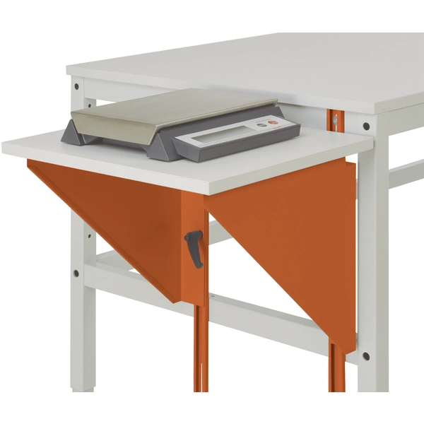Manuflex AU0004.2001 Höhenverstellbarer Tischansatz für Arbeitstische und Werkbänke, B x T 500 x 800mm Rotorange (RAL 2001) Manuflex AU0004.2001 Höhenverstellbarer Tischansatz für Arbeitstische und Werkbänke, B x T 500 x 800mm Rotorange (RAL 2001)