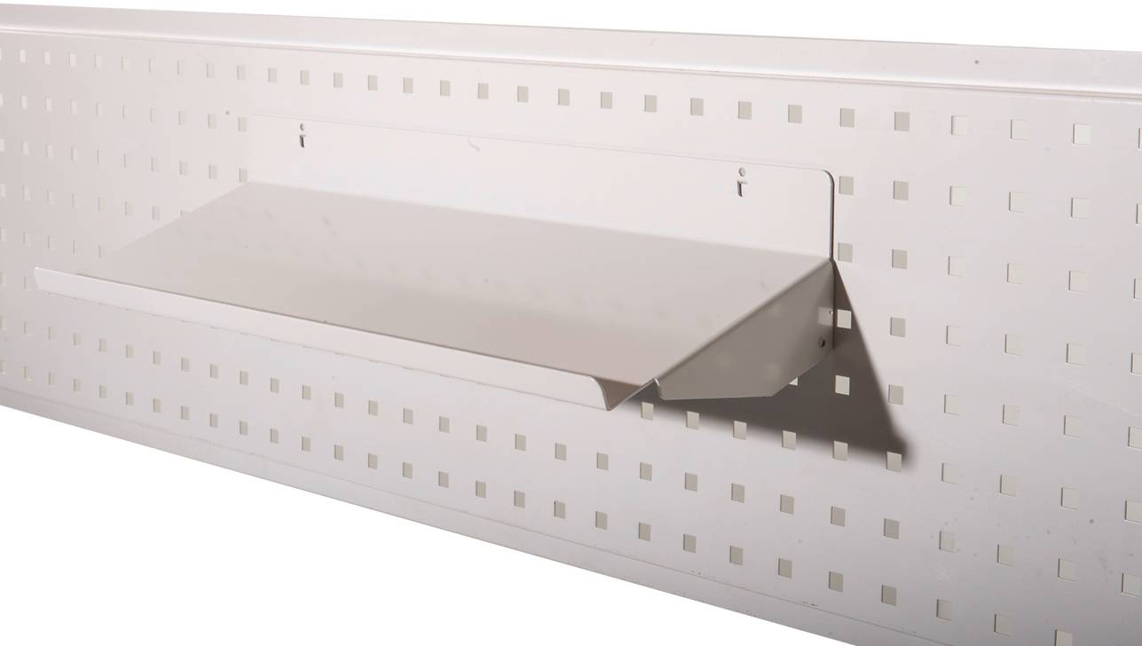 Manuflex ZB4785.7035 Schrägablage für Kleinteile zur Befestigung an Aufbauportale oder an Lochplatten