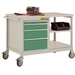 Manuflex LW1001.6011 ESD ESD-Mobile Werkbank Modell 2 mit Schubfächer und Einlegeböden, BxTxH 1135 x 590 x 805mm Manuflex LW1001.6011 ESD ESD-Mobile Werkbank Modell 2 mit Schubfächer und Einlegeböden, BxTxH 1135 x 590 x 805mm