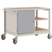Manuflex LW1003.9006 ESD ESD-Mobile Werkbank Modell 3 mit Tür und Einlegeböden, BxTxH 1135 x 590 x 805mm Manuflex LW1003.9006 ESD ESD-Mobile Werkbank Modell 3 mit Tür und Einlegeböden, BxTxH 1135 x 590 x 805mm