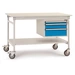 Manuflex BB5377.9006 Komplett-Beistelltisch BASIS mobil mit Kunststoff-Platte + Gehäuse-Unterbau, BxTxH: 1250 x 800 x 850mm Manuflex BB5377.9006 Komplett-Beistelltisch BASIS mobil mit Kunststoff-Platte + Gehäuse-Unterbau, BxTxH: 1250 x 800 x 850mm