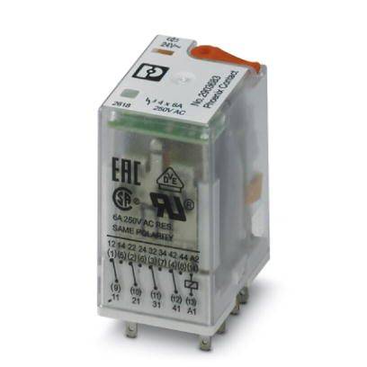 Phoenix Contact REL-IR4/L- 24AC/4X21AU Relais 24 V/AC 50mA 4 Wechsler 10St.