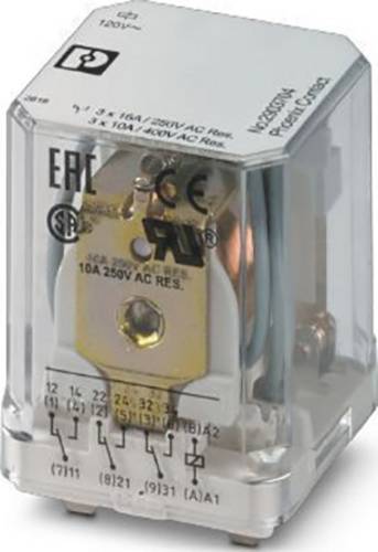 Phoenix Contact REL-PR3-120AC/3X21 Relais 120 V/AC 16 A 3 Wechsler 1 St.