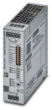 Netzteilmodul mit Anschlüssen und technischen Spezifikationen auf der Vorderseite, einschließlich DC 24V-Ausgang.