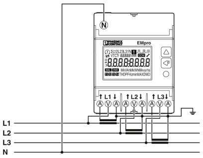 Phoenix Contact EEM-EM355 Digitales Einbaumessgerät