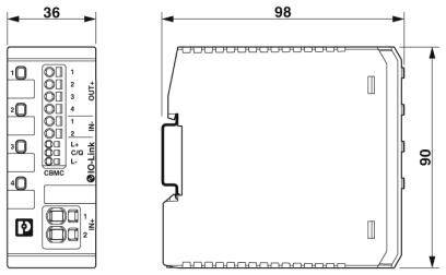 Phoenix Contact 2910411 CBMC E4 24DC/1-10A IOL Schutzschalter 1St.