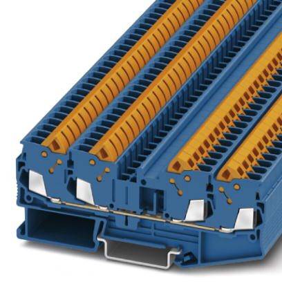 Phoenix Contact 3206447 Durchgangsklemme Schnellanschluss Blau 50St.