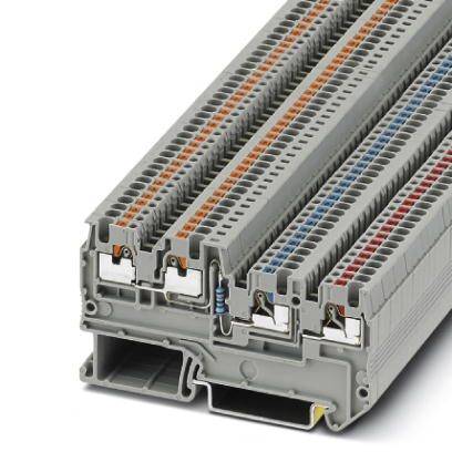 Phoenix Contact 3209034 Initiatoren-/Aktorenklemme Push-In-Klemme Grau 50St.