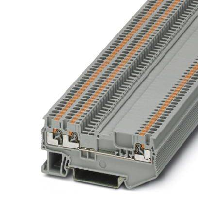 Phoenix Contact 3210317 Durchgangsklemme Push-In-Klemme Grau 50St.