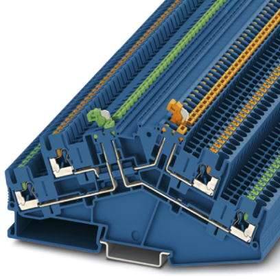 Phoenix Contact 3210401 Messertrennklemme Push-In-Klemme Blau 50St.