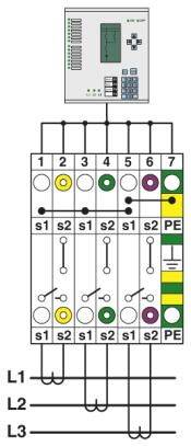 Phoenix Contact 3212306 Messwandler-Trennklemme Push-In-Klemme Grau 1 St.
