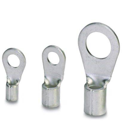 Phoenix Contact 3240135 Ringkabelschuh Querschnitt (max.)=240 mm² Loch-Ø=13 mm Unisoliert Silber 10 St.