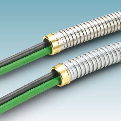 Phoenix Contact 3240866 WP-STEEL ZC 27 Metallschutzschlauch Silber 23mm 10m