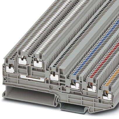 Phoenix Contact 3244472 Initiatoren-/Aktorenklemme Push-In-Klemme Grau 50St.