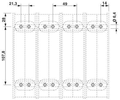 Phoenix Contact 3244628 Bolzenanschlussklemme Bolzenanschluss Schwarz, Gelb 5St.