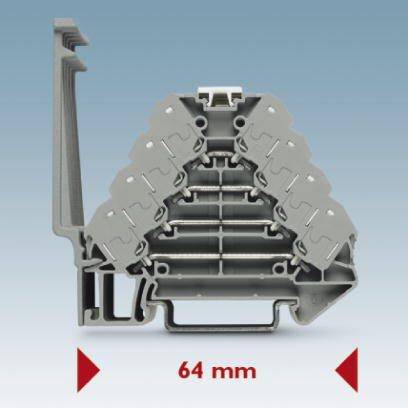 Phoenix Contact 3270135 Rangierverteiler Push-In-Klemme Blau 10St.