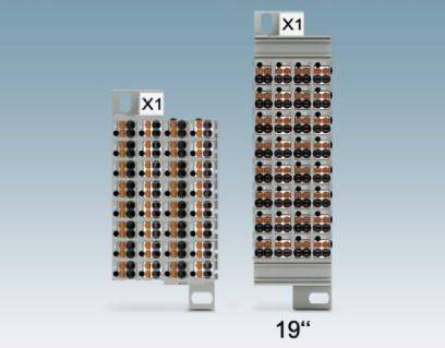 Zwei elektronische Bauteile mit der Beschriftung 'X1', in verschiedenen Größen, auf einem blauen Hintergrund.
