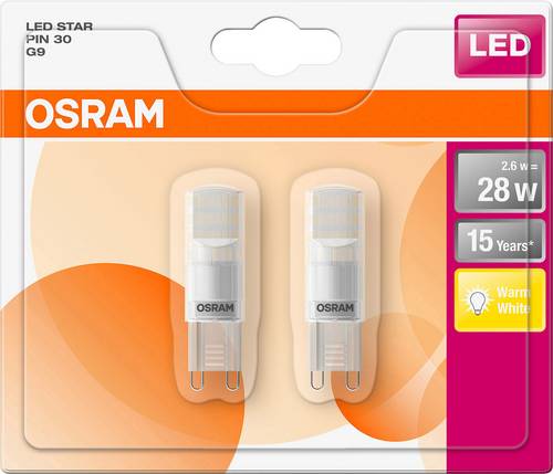 LED STAR PIN G9 30 2.6 W/2700 G9