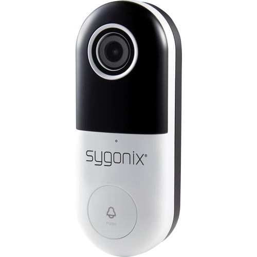 Sygonix Interphone vidéo IP Wi-Fi Station extérieure blanc