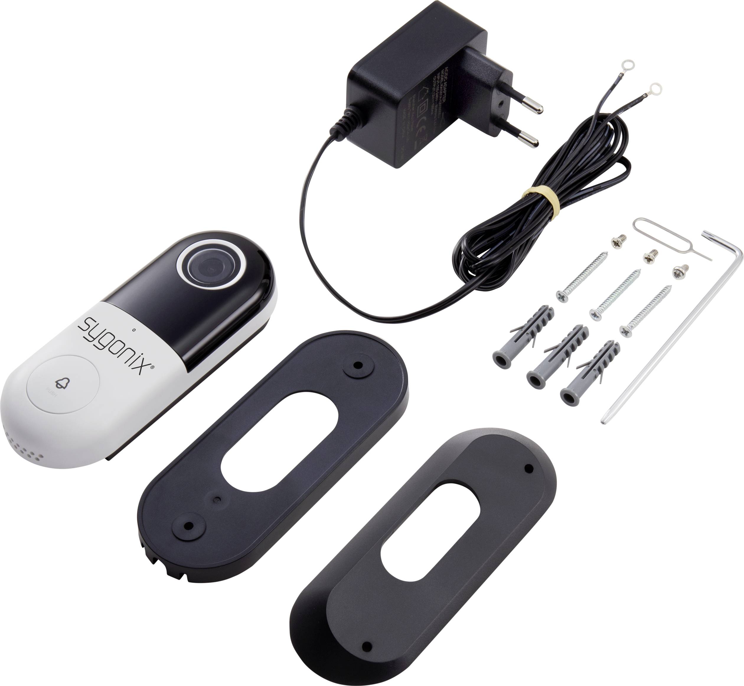 Sygonix IP-Video-Türsprechanlage WLAN Außeneinheit Weiß