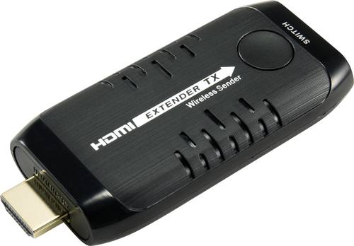 SpeaKa Professional HDMI-Funkübertragung (Sender) 15m 5.8kHz 1920 x 1080 Pixel, 1280 x 720 Pixel, 7