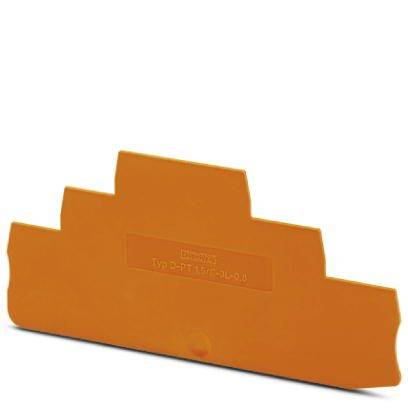 Ein orangefarbenes Kunststoffwerkzeug in Form eines Schiffes, verwendet für das Trennen von Gummi- oder Plastikverzierungen.
