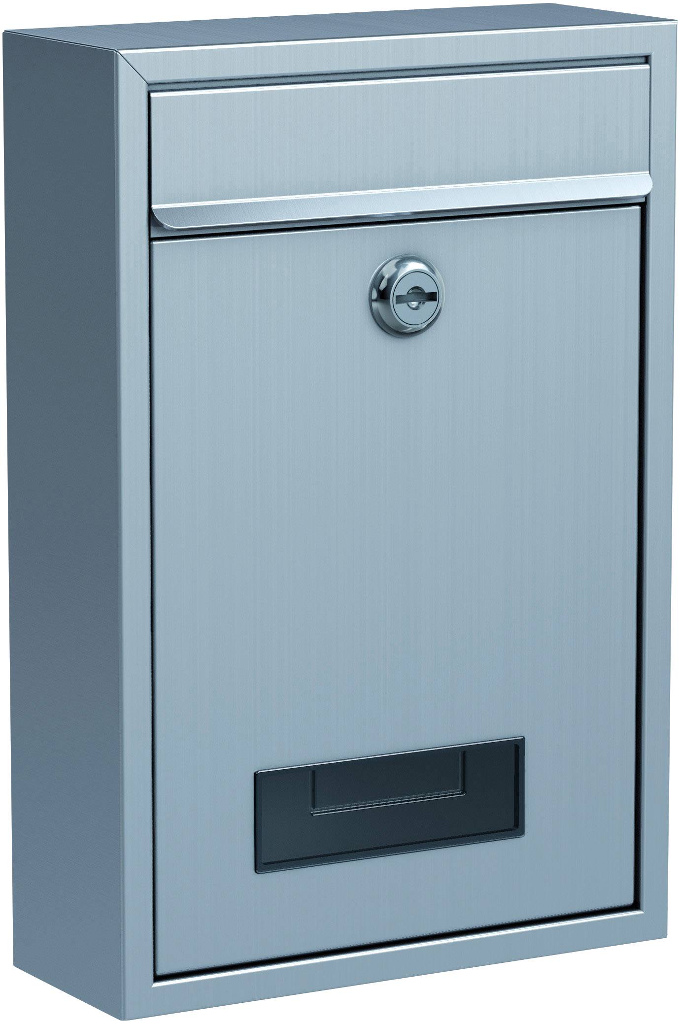 Basi 2170-0308 BK 100 Briefkasten Edelstahl Schlüsselschloss