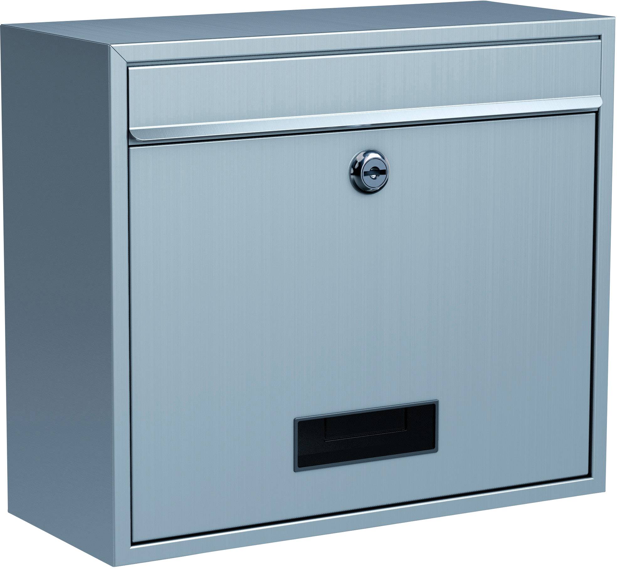 Basi 2170-0408 BK 900 Briefkasten Edelstahl Schlüsselschloss