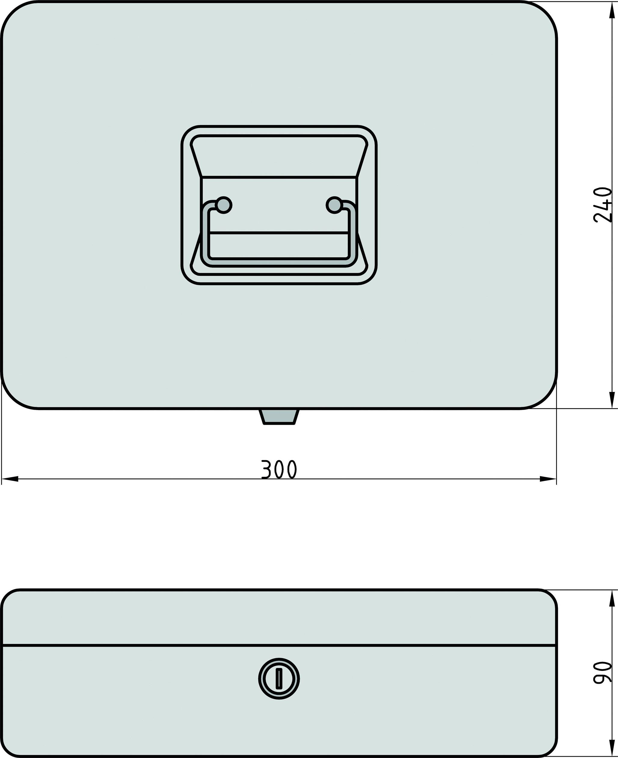 Basi 2100-0800 Geldkassette (B x H x T) 300 x 90 x 240mm Schwarz