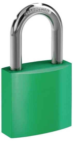 Basi 6190-4000-1500 Vorhängeschloss verschieden schließend Grün